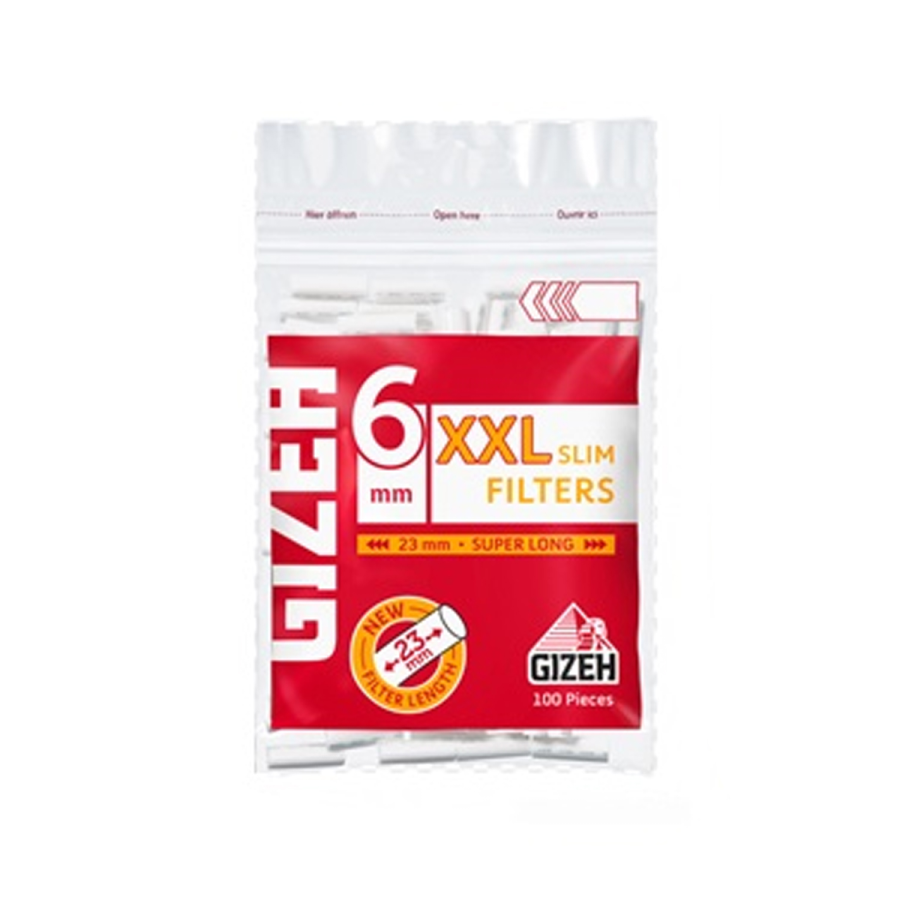 Gizeh Slimfilter 6mm met kleefoppervlak (20x120