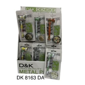 PIPA DE METAL MAS PICADOR MINI DE ACRILICO EN BLISTER DK8163DA