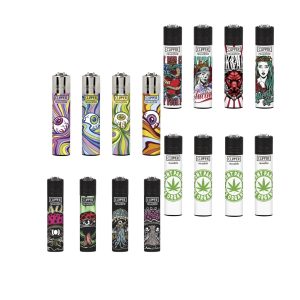 ENCENDEDOR CLIPPER VARIEDAD SURTIDA  CAJA X 24 UND.