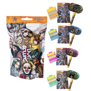 Kit Lion Survival  Contiene Bolza Zipper, Papel Regular mas Tips mas Rayador, Tubo Plastico, Mini Bandeja