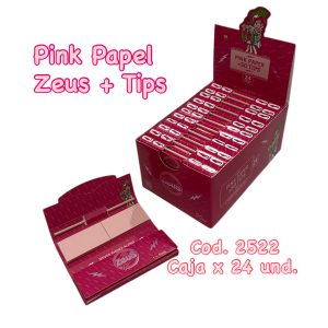 Papel Zeus Pink 1 1-4  mas Tips
