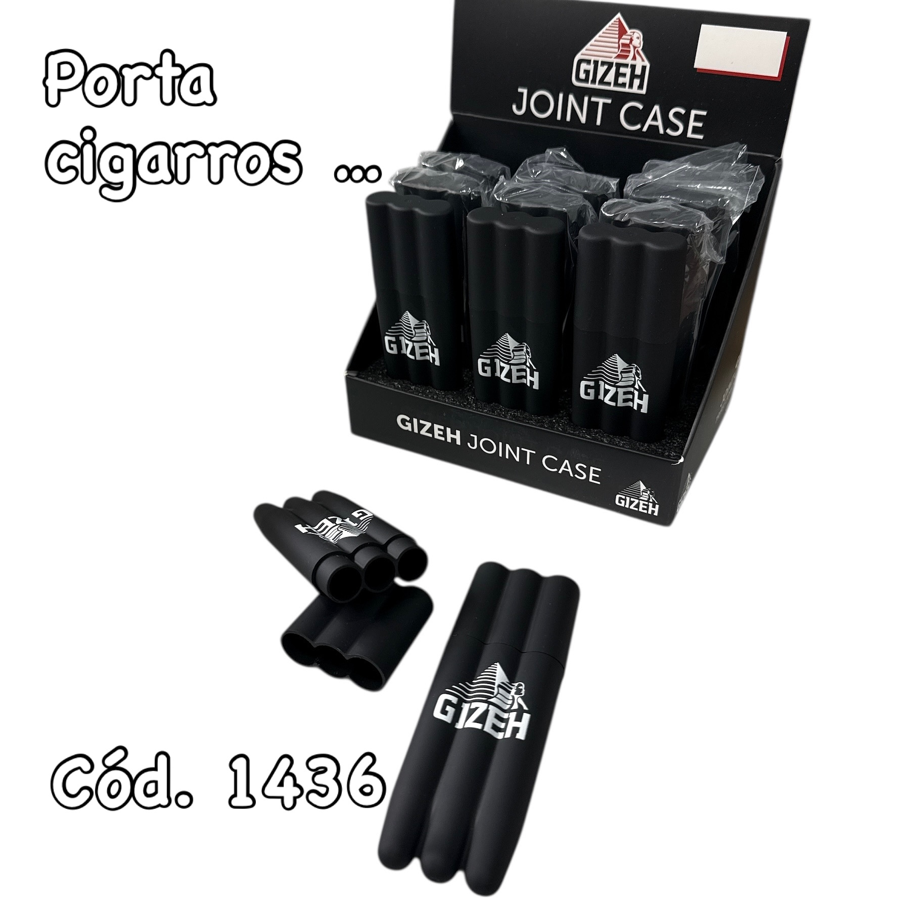 Porta Cigarros Gizeh x 3.