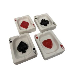 CENICERO ZEUS CERAMICA FIGURA POKER COD 766