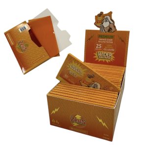 PAPEL ZEUS CELULOSA MAS ANCHO ORANGE CAJA X 25 UND. COD 1794