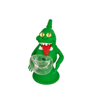 PIPA DE SILICONA ZEUS MONSTRUO VERDE COD 1378