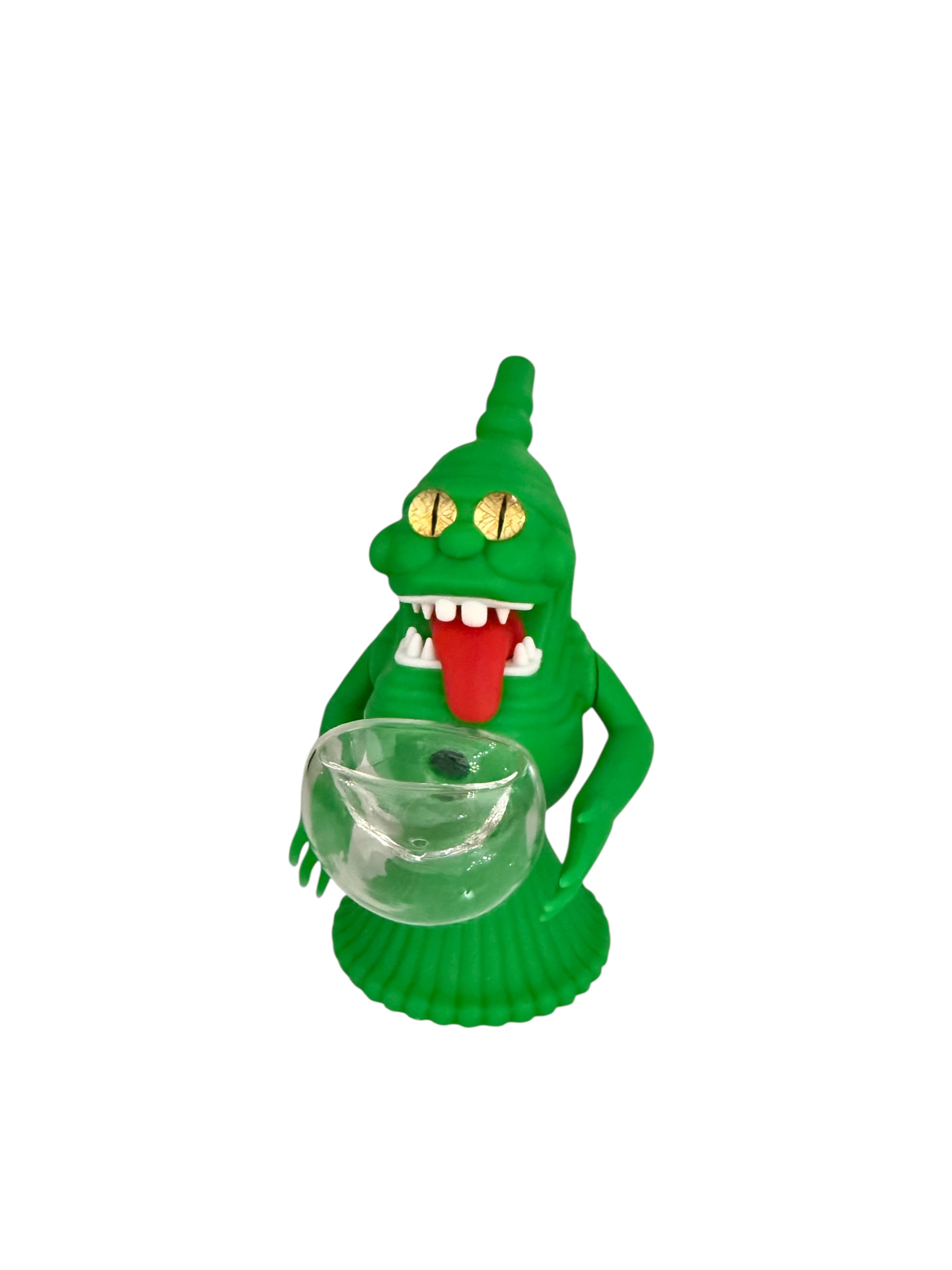 PIPA DE SILICONA ZEUS MONSTRUO VERDE COD 1378