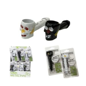 PIPA DE METAL BLISTER DK 8029F CALAVERAS