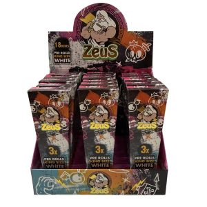 PAPEL ZEUS PRE ROLLS KS WHITE CONE