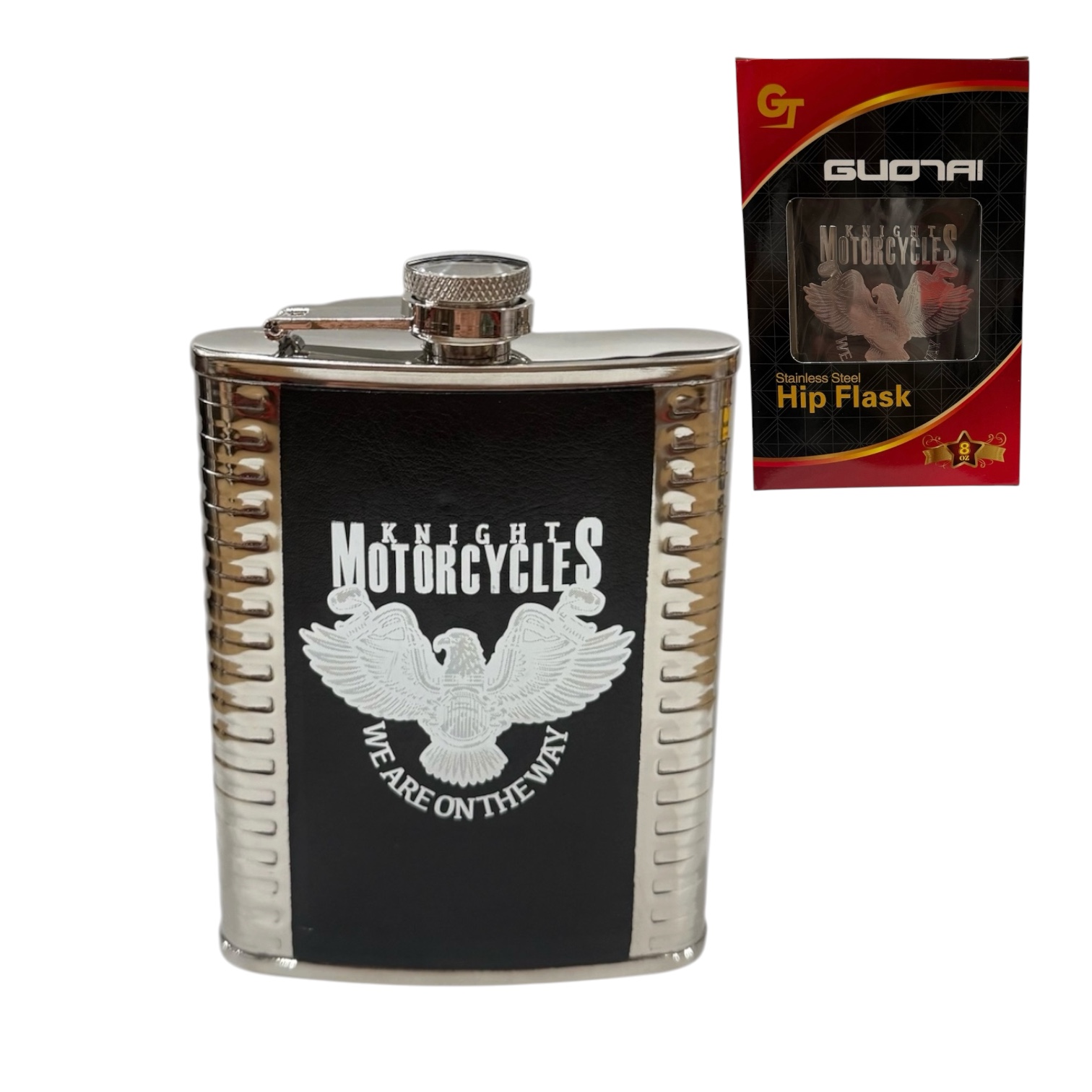 PETACA CUERO 8 OZ MOTORYCLES