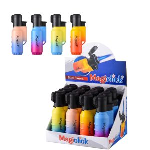 ENCENDEDOR MAGICLICK MINI TORCH 2-TONE PAINT CAJA X 12 UND COD 1597