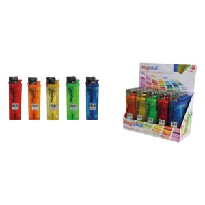 ENCENDEDOR MAGICLICK TRANSPARENTE CAJA X 20 UND COD 1249