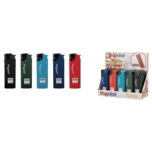 ENCENDEDOR MAGICLICK TURBO GOMA SOLIDO CATALITICO CAJA X 15 UND COD 1251